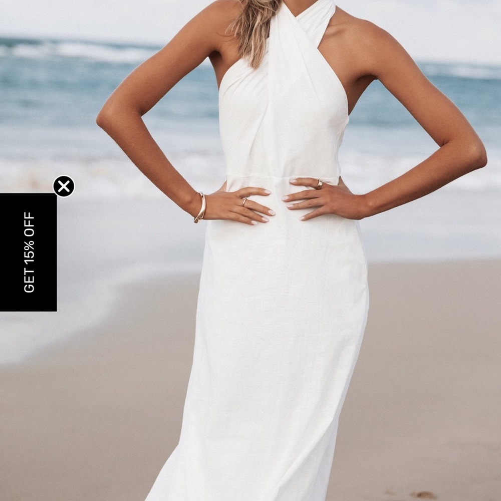 Petal & Pup White Maxi Dress